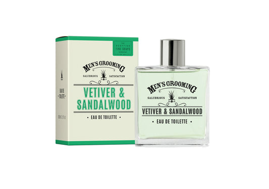 Scottish Fine Soaps Vetiver & Sandalwood Eau De Toilette 100ml