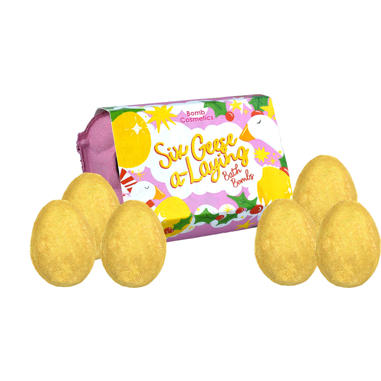 Bomb Cosmetics 6 Geese A-Laying Golden Eggs Gift Pack