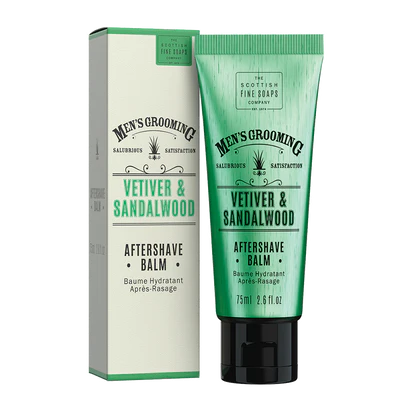 Scottish Fine Soaps Vetiver & Sandalwood Aftershave Balm - 75ml