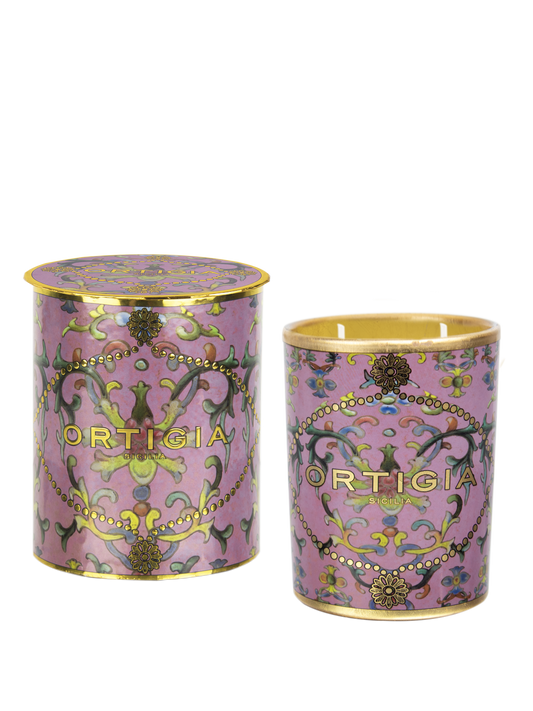 Ortigia Sicilia Aragona Decorated Candle Medium