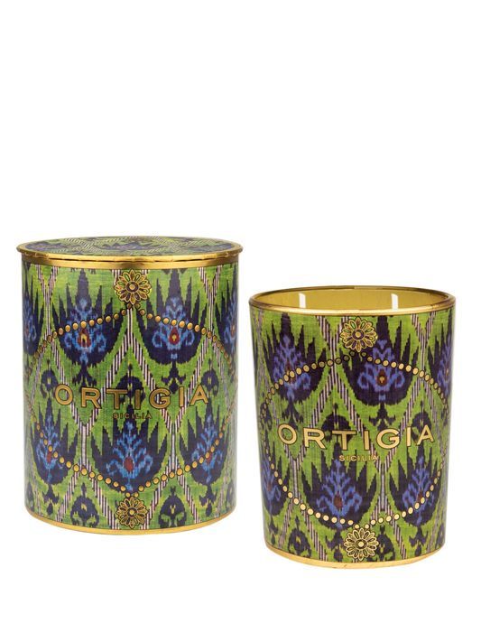 Ortigia Sicilia Bergamotto Decorated Candle Medium