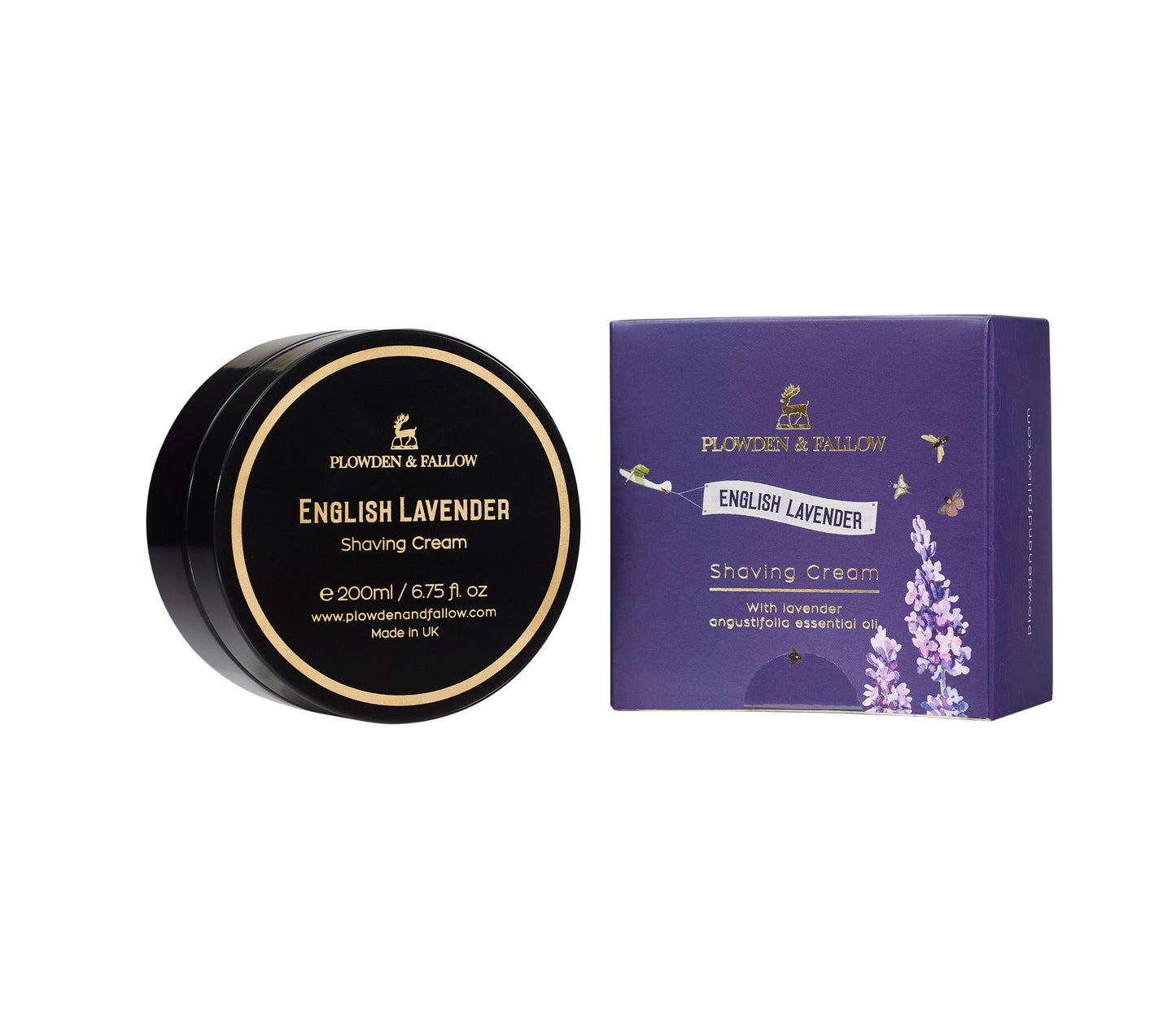 Plowden & Fallow English Lavender Shaving Cream 200ml