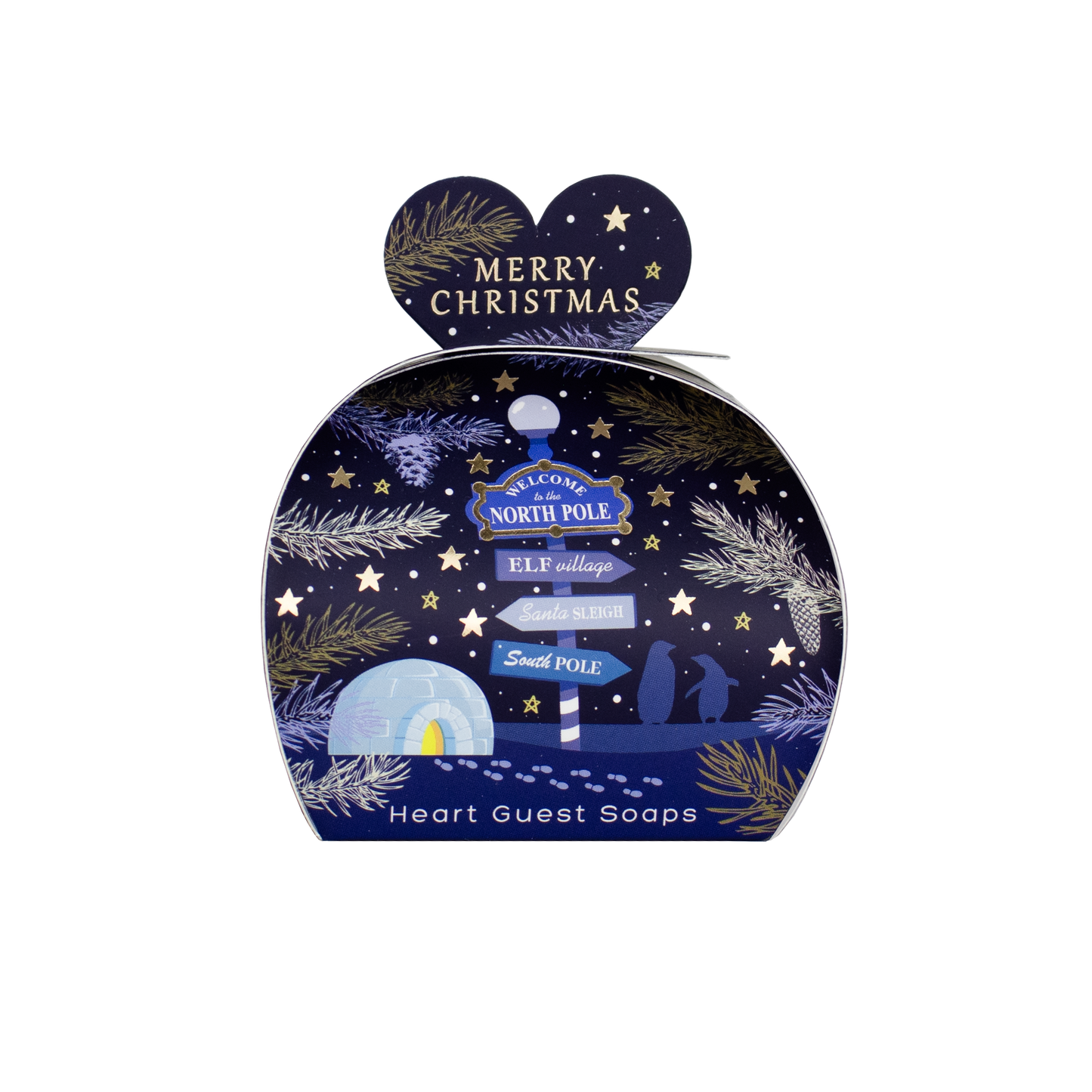 North Pole Guest Soaps by The English Soap Company 3 x 20g mini soap bars