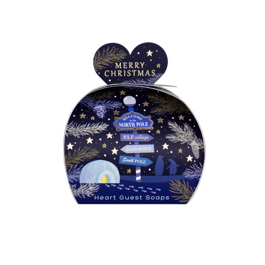 North Pole Guest Soaps by The English Soap Company 3 x 20g mini soap bars