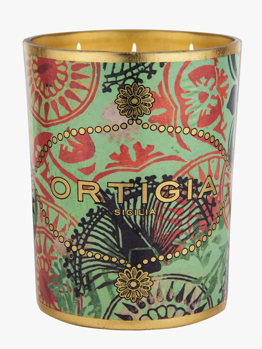 Ortigia Sicilia Fico d'India Decorated Candle Large