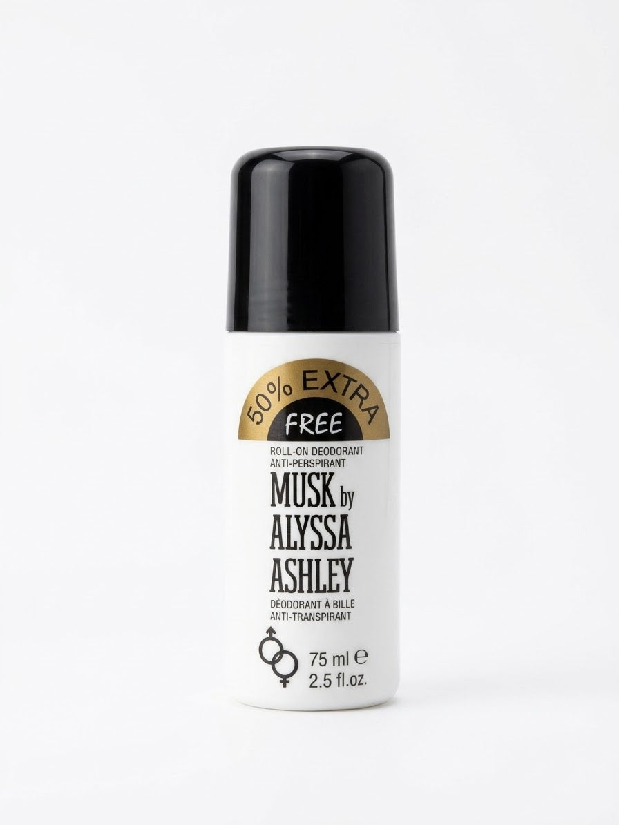 Alyssa Ashley Musk Anti-Perspirant Roll-On Deodorant 75ml