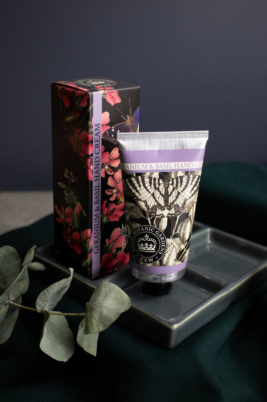 Kew Gardens Geranium and Basil Hand Cream 75ml