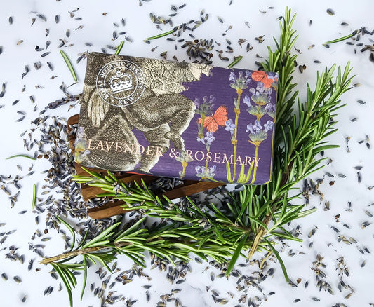 The English Soap Company Kew Gardens Lavender & Rosemary Soap Bar 240g