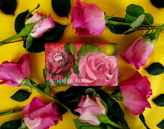 The English Soap Company Kew Gardens Summer Rose Soap Bar 240g