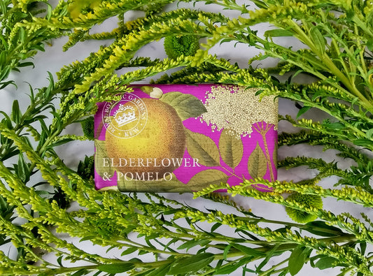 The English Soap Company Kew Gardens Elderflower and Pomelo Soap Bar 240g