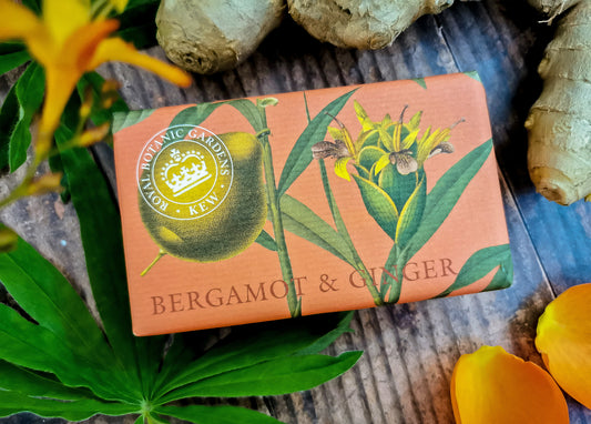 The English Soap Company Kew Gardens Bergamot & Ginger Soap Bar 240g