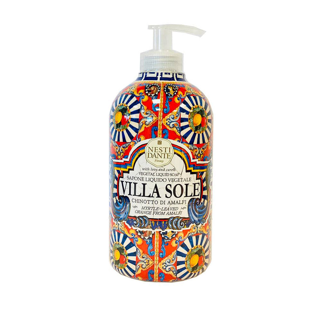 Nesti Dante Villa Sole Chinotto di Amalfi (Myrtle-Leaved Orange) Liquid Soap 500ml