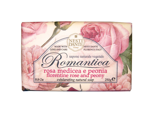 Nesti Dante Romantica Florentine Rose and Peony Soap 250g