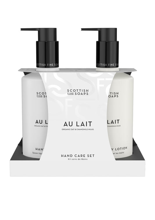 Scottish Fine Soaps Au Lait Hand Care Set 2x300ml
