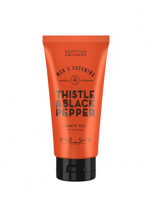 Scottish Fine Soaps Thistle & Black Pepper Shave Gel 150ml