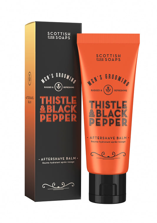 Scottish Fine Soaps Thistle & Black Pepper Aftershave Balm 75ml
