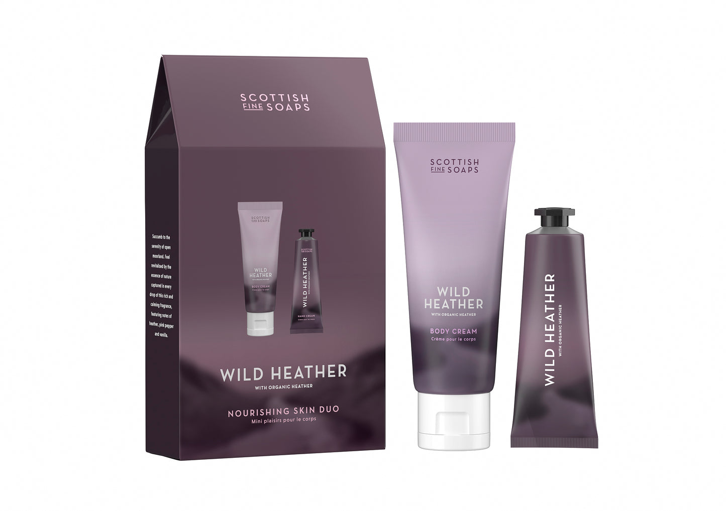 Scottish Fine Soaps Wild Heather Nourishing Skin Duo