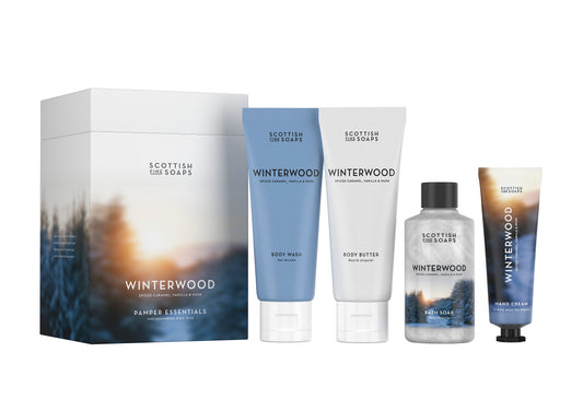 Scottish Fine Soaps Winterwood Pamper Essentials Gift Set
