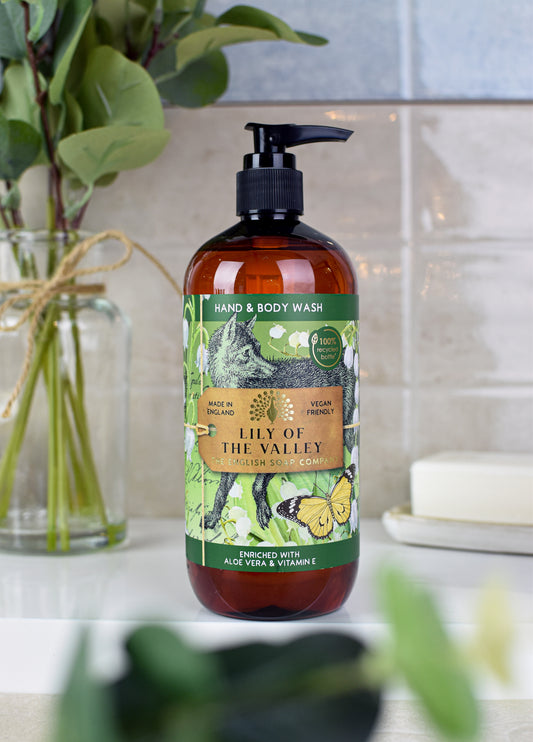 The English Soap Company Anniversary Lily of The Valley Hand and Body Wash 500ml