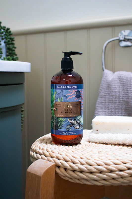 The English Soap Company Anniversary Ocean Seaweed Hand and Body Wash 500ml