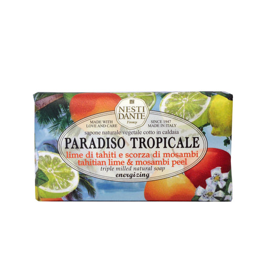 Nesti Dante Paradiso Tropicale Lime di Tahiti e Scorza di Mosambi (Tahitian Lime & Mosambi Peel) Soap  250g