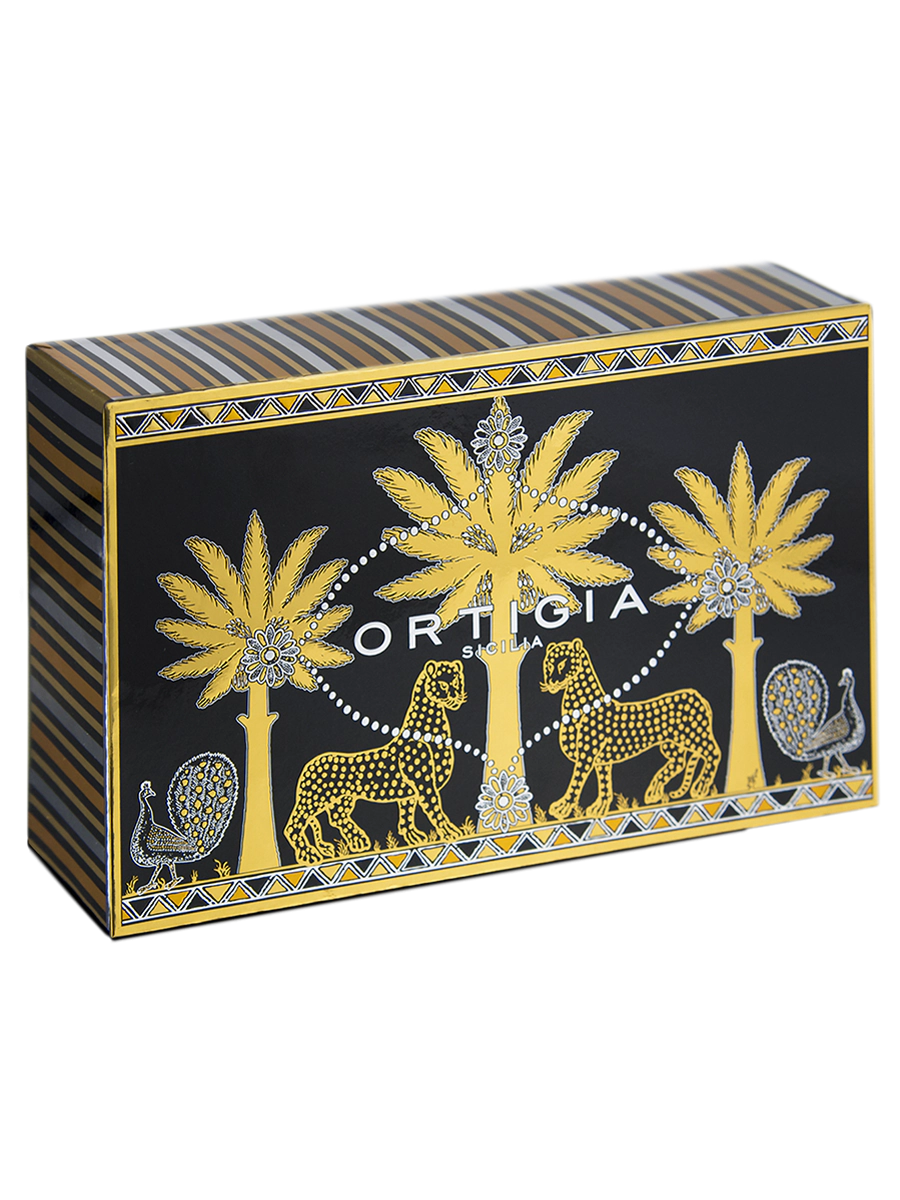 Ortigia Sicilia Ambra Nera Casa Box – Diffuser 200ml & Room Essence 100ml Gift Set