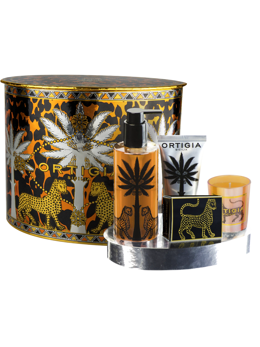 Ortigia Ambra Nera oval gift set