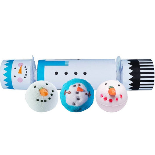 Bomb Cosmetics Frosty The Snowman Cracker Scented Bath Blaster Gift Pack