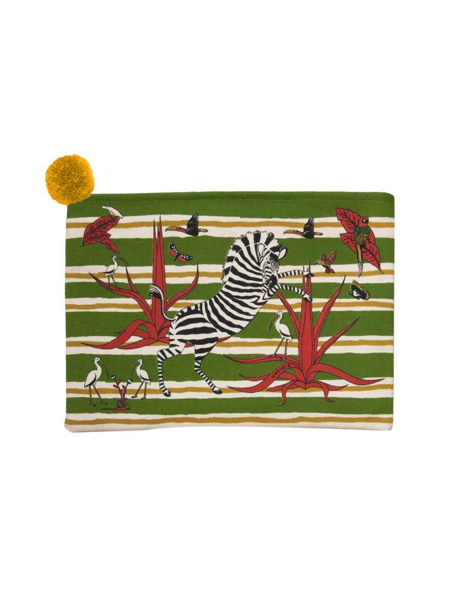 Ortigia Sicilia Pochette Jungle Green