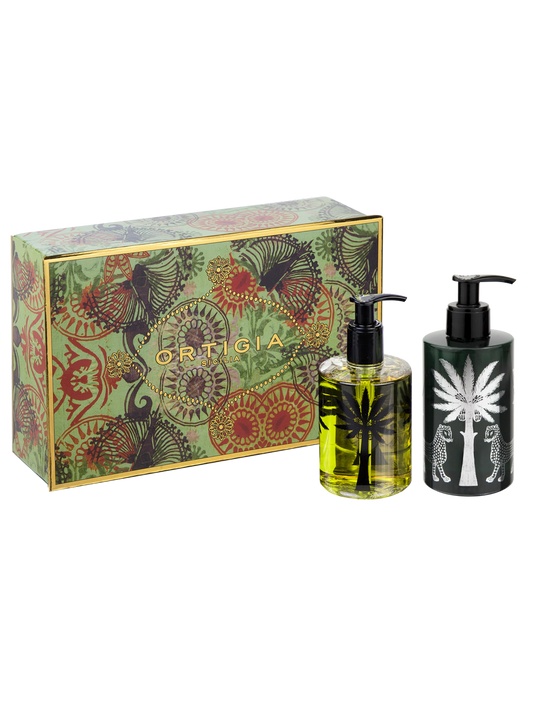 Ortigia Sicilia Fico d'India Liquid Soap & Body Cream Box