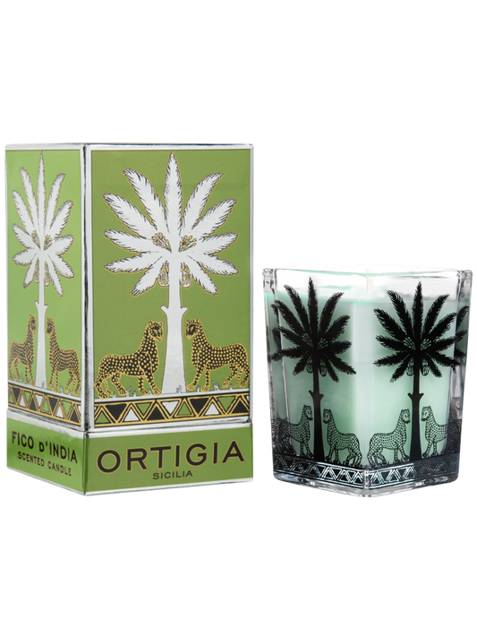 Ortigia Sicilia Fico d'India Large Square Candle