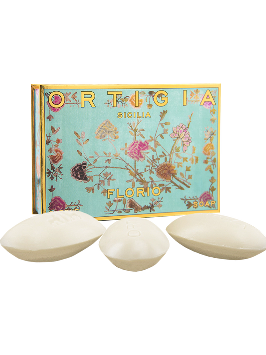 Ortigia Sicilia Florio Olive Oil Soap Large Box 100g x 3