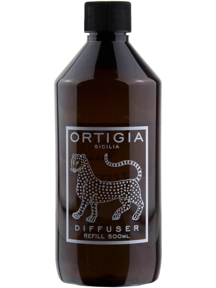 Ortigia Sicilia Ambra Nera Diffuser Refill 500ml