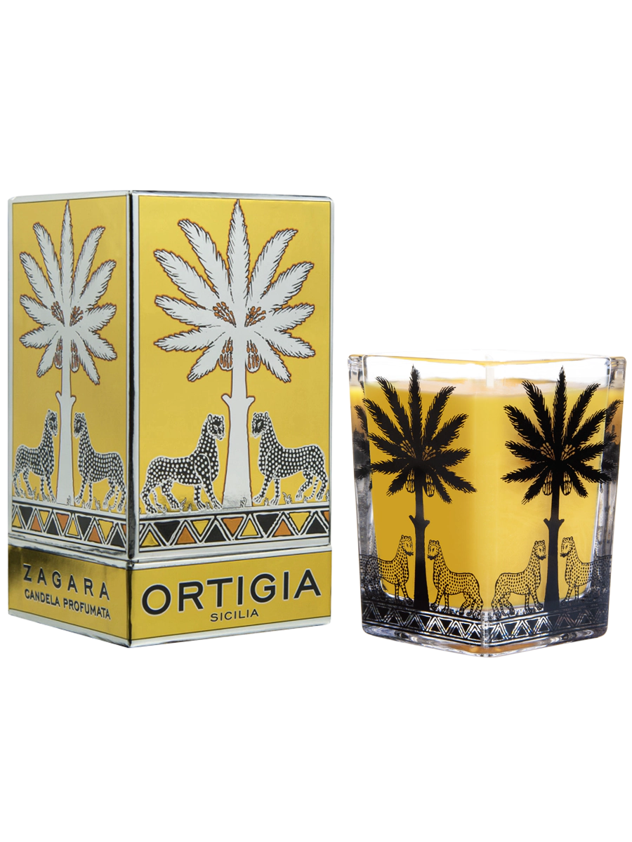 Ortigia Sicilia Zagara (Orange Blossom) Large Square Candle