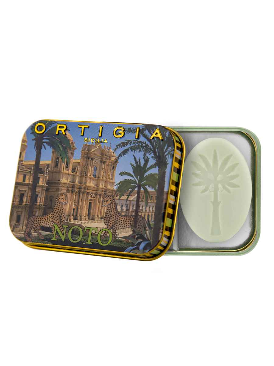 Ortigia Sicilia City Tin – Noto (2 x 25g Olive Oil Soaps)
