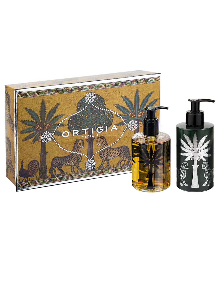 Ortigia Sicilia Zagara Liquid Soap & Body Cream Box