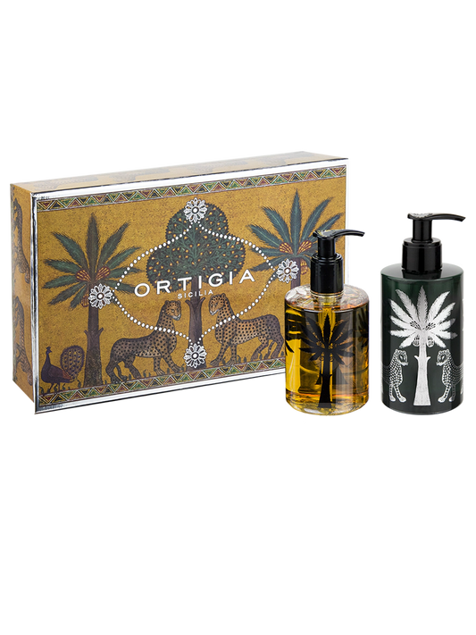 Ortigia Sicilia Zagara Liquid Soap & Body Cream Box