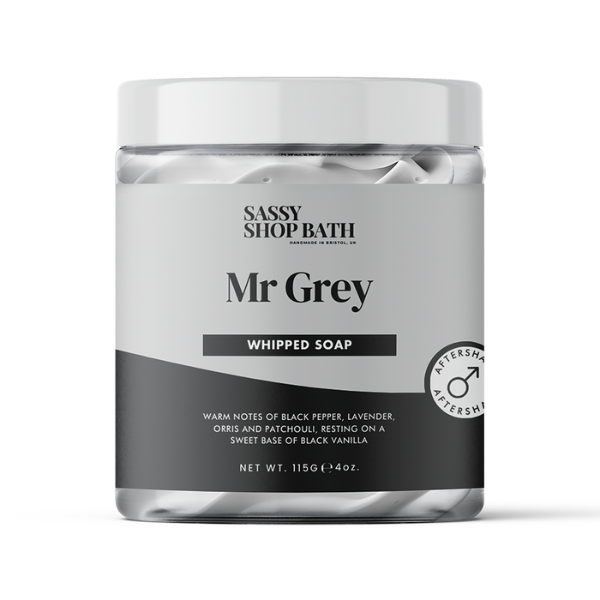 Sassy Scents Mr Grey Whipped Soap 115g