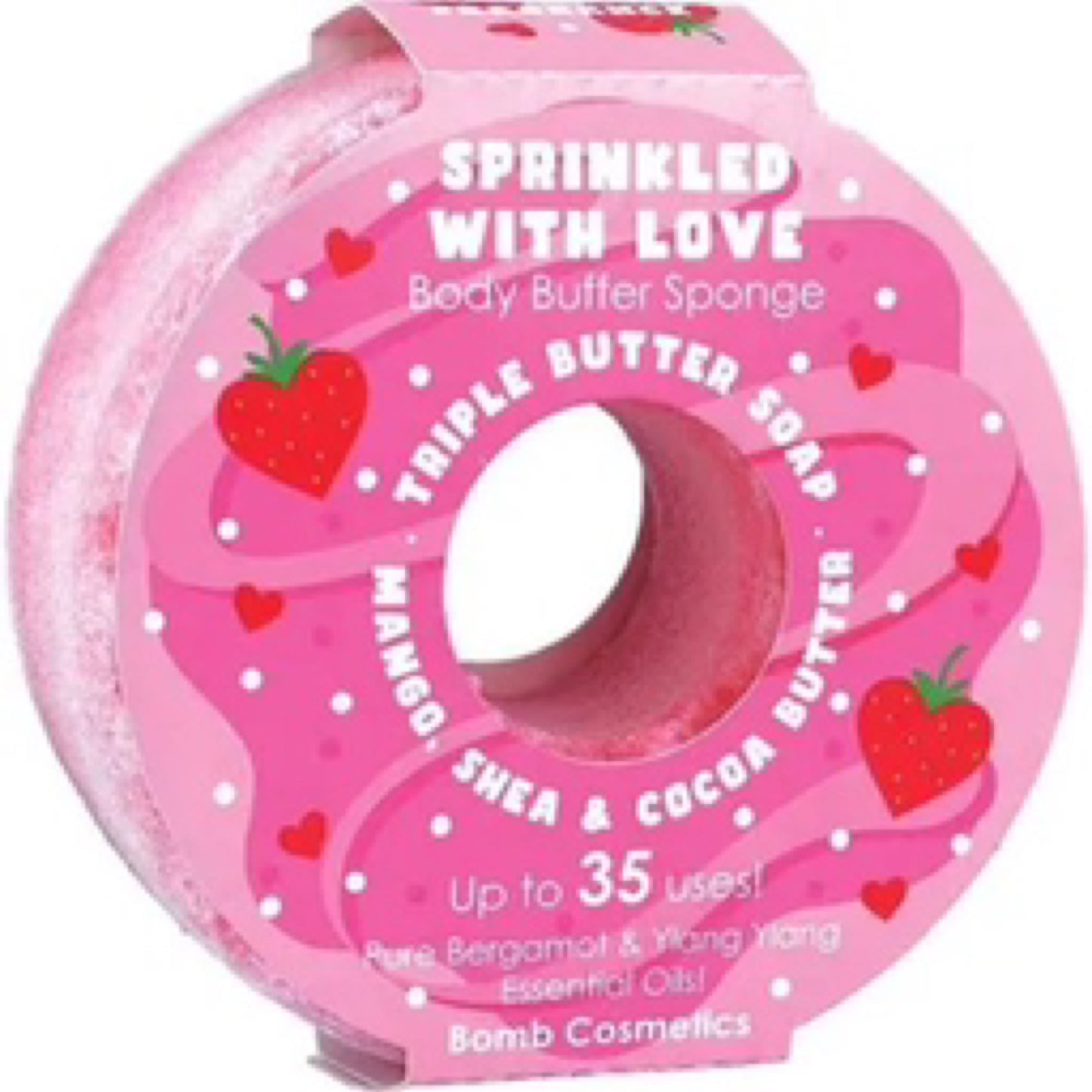 Bomb Cosmetics Sprinkled with Love Body Buffer Sponge