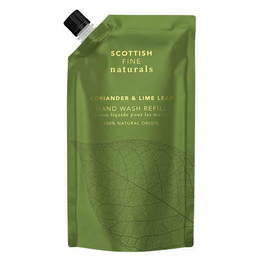 The Scottish Fine Soaps Company Scottish Fine Naturals Coriander & Lime Leaf Hand Wash Refill 600ml Pouch