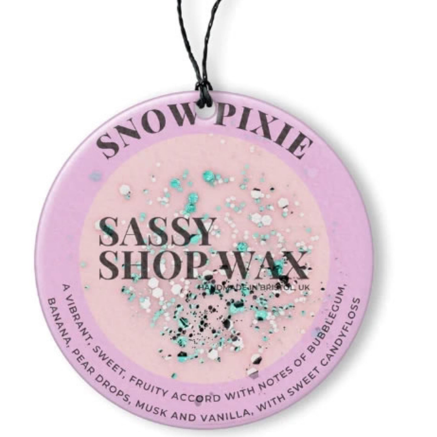 Sassy Scents Snow Pixie Hanging car freshener