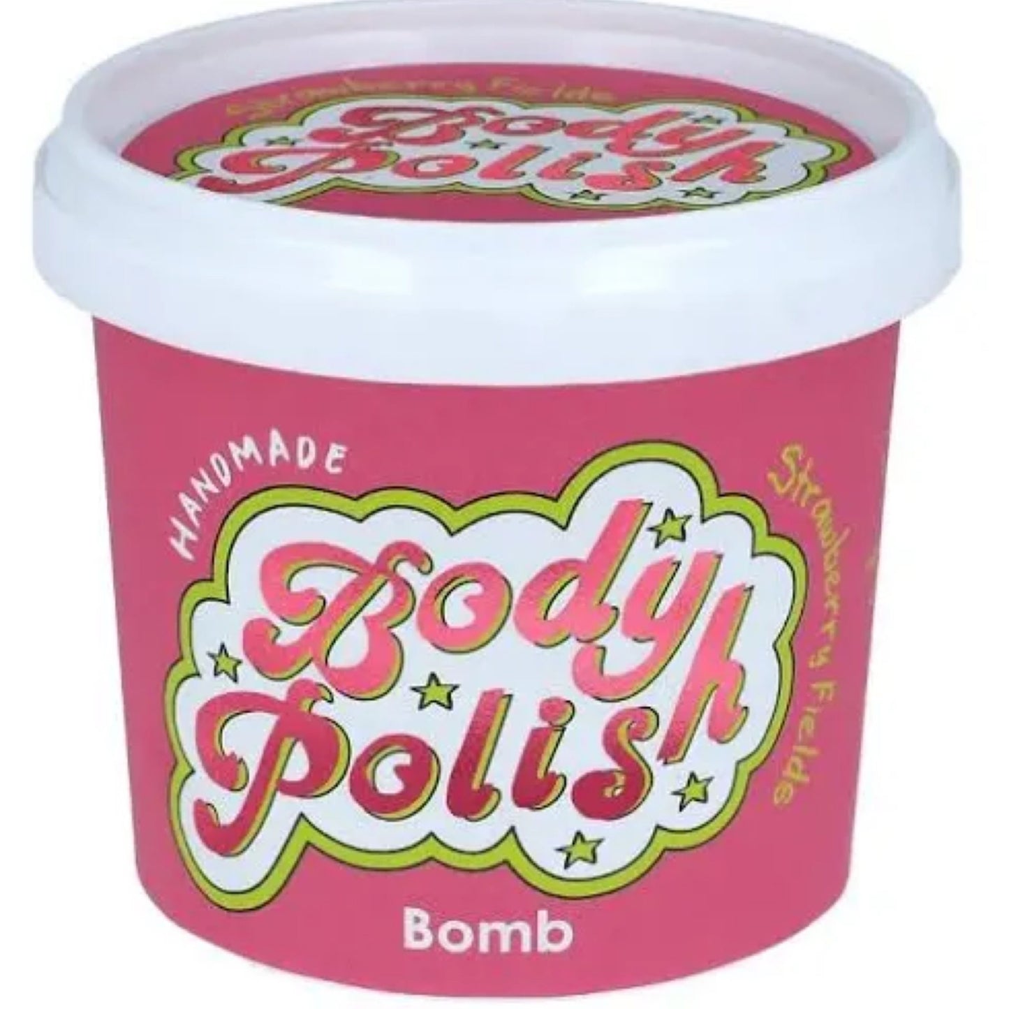 Bomb Cosmetics Strawberry Fields Body Polish 375g