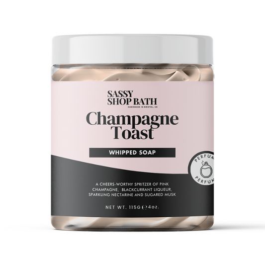 Sassy Scents Champagne Toast Whipped Soap 115g