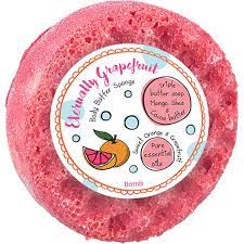 Bomb Cosmetics Eternally Grapefruit Body Buffer Soap Sponge