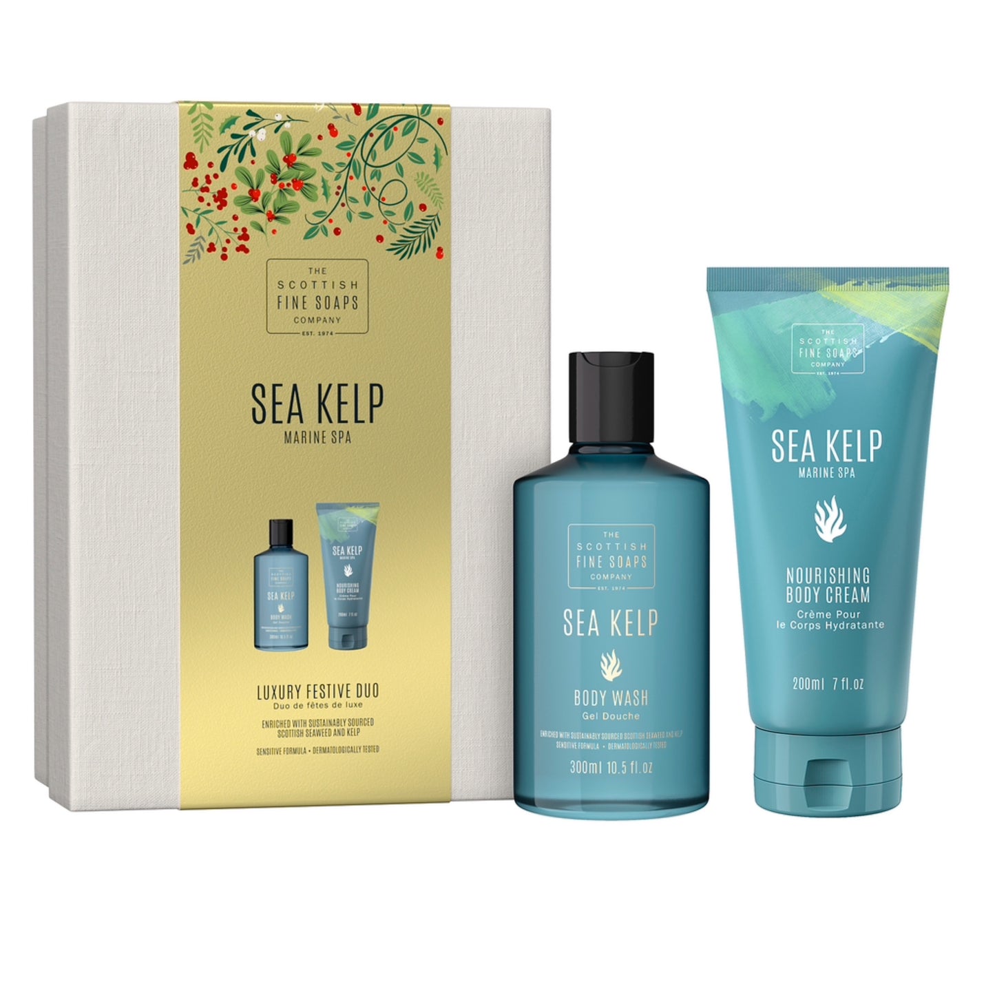 The Scottish Fine Soaps Company Sea Kelp Marine Spa Luxury Festive Duo