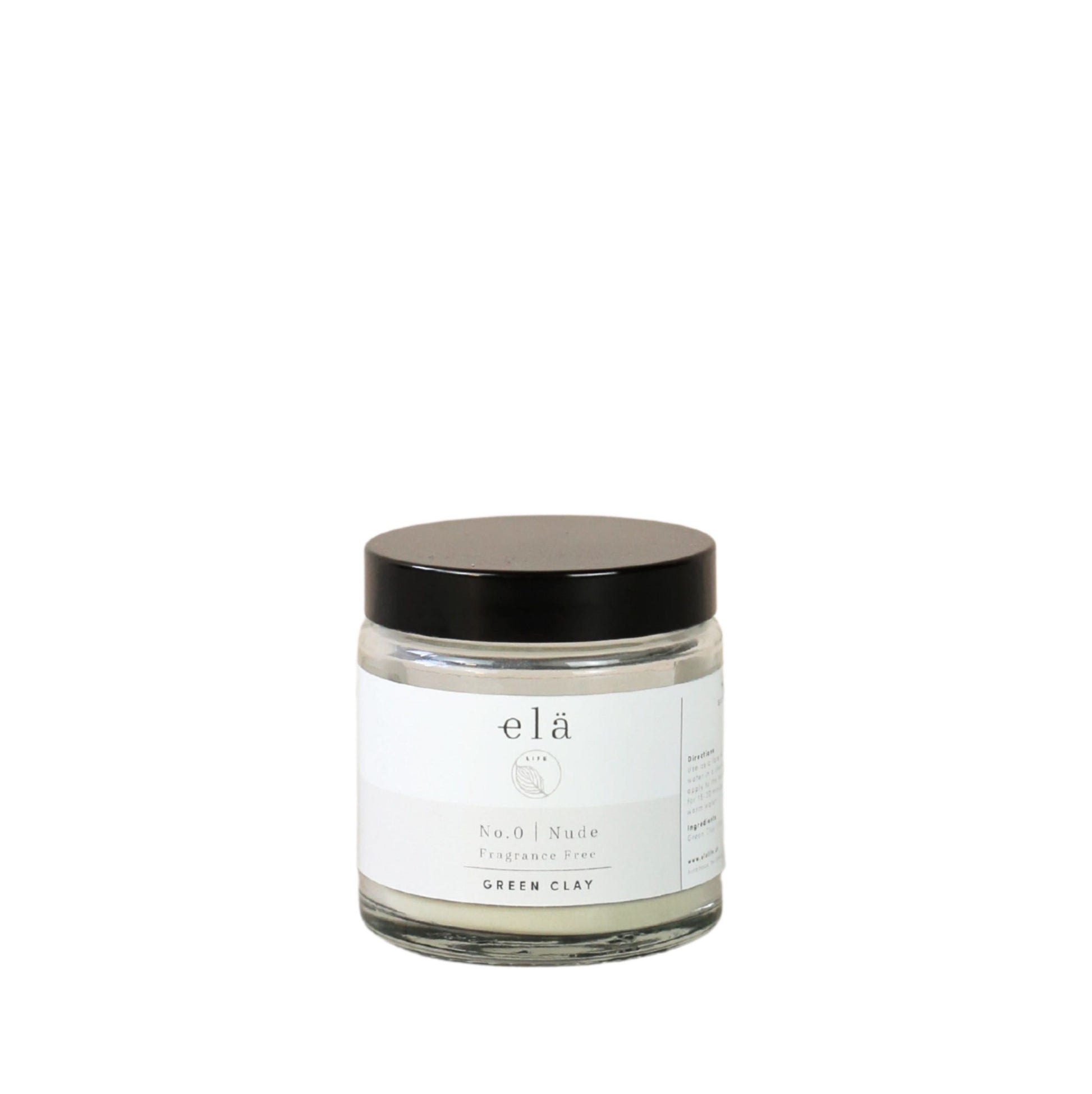 Ela Life green tea French face mask