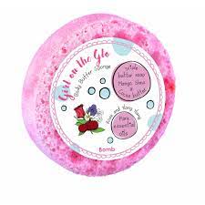 Bomb Cosmetics Girl on the Glo Body Buffer Soap Sponge