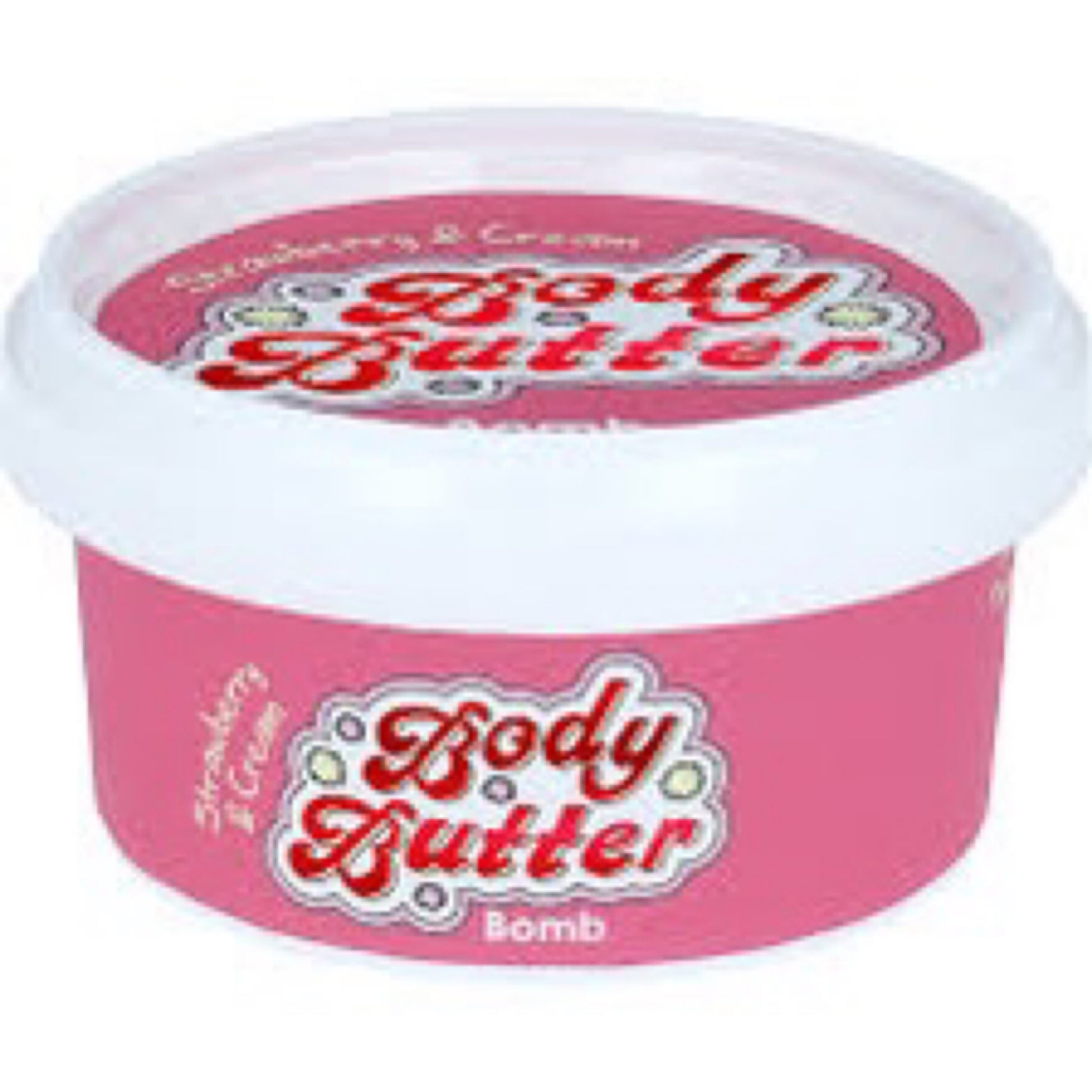 Bomb Cosmetics Strawberry and Cream Body Butter 200ml