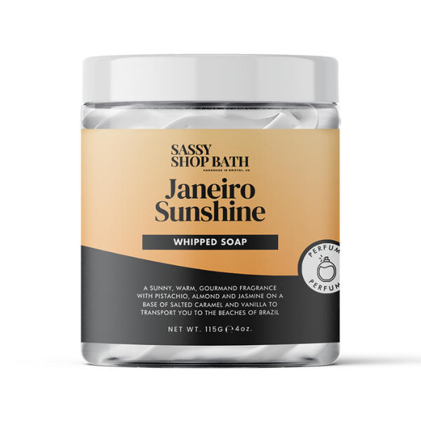 Sassy Scents Janeiro Sunshine whipped soap 115g