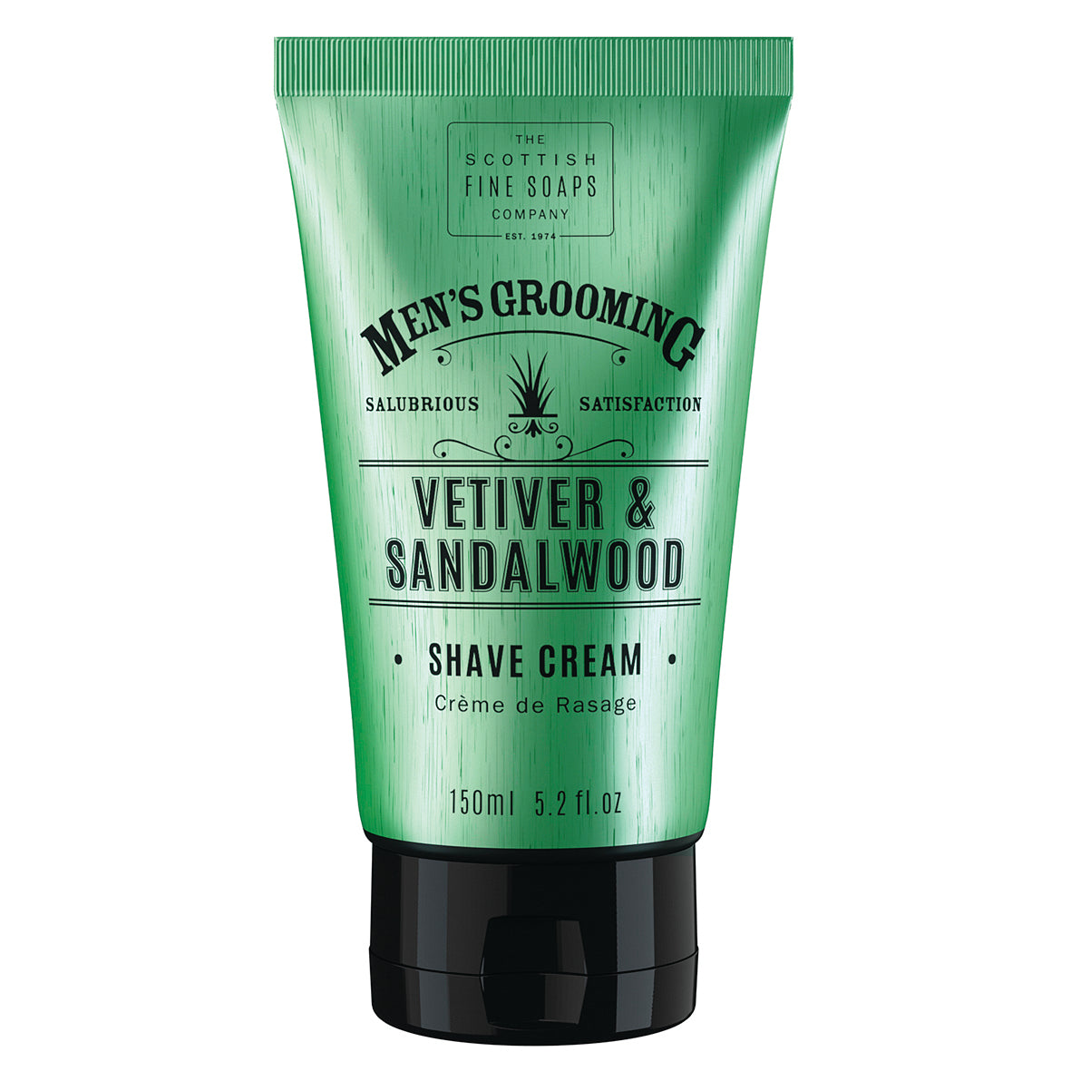 Scottish Fine Soaps Vetiver & Sandalwood shaving cream 150ml